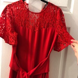 NWOT Zara Jumpsuit in Red